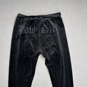 ROMA CONCEPT  Velour Joggers Women's Bedazzled "Baby Girl" Y2K Bling XL